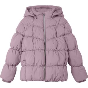 NAME IT NKFMORNING PUFFER JACKET SHORT TB Meisjes Jas - Maat 128