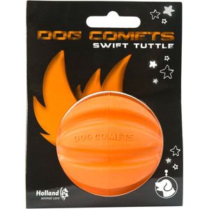 Dog Comets Ball Swift Tuttle hondenspeeltje – Ø6 cm - Hondenspeelgoed – Natuurlijk rubber – Oranje