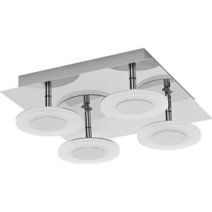 LEDVANCE Armatuur: voor plafond, BATHROOM DECORATIVE CEILING AND WALL WITH WIFI TECHNOLOGY / 26 W, 22-…24- V, stralingshoek: 11-, Tunable White, 3---…65-- K, body materiaal: polymethylmethacrylate (pmma, IP44