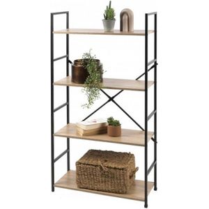 Wandkast - Boekenrek - Staand Rek - 4 Planken