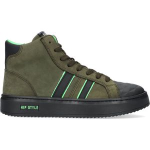 Hip H1943 Hoge sneakers - Jongens - Groen - Maat 38