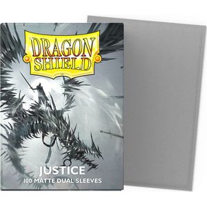 Dragonshield Box 100 Dual Matte Sleeves 'Justice'