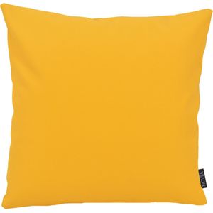 Jax Yellow - Outdoor/Buiten Kussenhoes | 45 x 45 cm | Waterafstotend | PU Leder