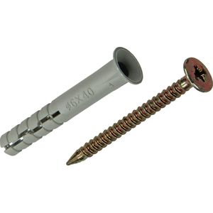 8X SAM nagelplug polyamide 8x100mm code L1