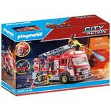 PLAYMOBIL City Action Brandweerwagen met licht en geluid - 71233