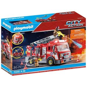 PLAYMOBIL City Action Brandweerwagen met licht en geluid - 71233