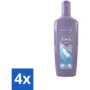 Andrélon - Shampoo - 2in1 - 300ml x 4