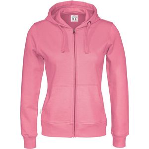 Cottover HOODIE FULL ZIP LADY - GOTS GECERTIFICEERD 141009 - Roze - XS