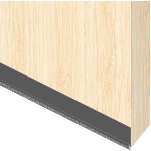 Deurborstel tochtstrip 1 m x 53 mm - deur zelfklevende borstel - stapel tochtafdichting - raamtochtstopper - deuren afdichting - onderkant veeg - stofafdichting - tochtstrip deuren