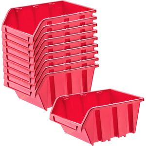 Stapelboxen voor Gereedschap - Universele Opbergdozen in Diverse Maten (10 Stuks)