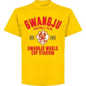 Gwangju FC Established T-shirt - Geel - XL