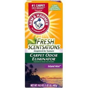 Arm & Hammer Fresh Scentsations Carpet Odor Eliminator - Geurverwijderaar - Tapijt - Tapijtverfrisser - Island Mist - 850g