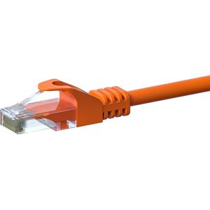 Danicom CAT6 UTP patchkabel - 0,50 meter oranje - CCA - netwerkkabel - internetkabel - UTP kabel - RJ45 - 1000 mbit/s