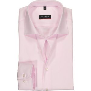 ETERNA modern fit overhemd - niet doorschijnend twill heren overhemd - licht roze - Strijkvrij - Boordmaat: 42