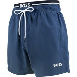 Hugo Boss BOSS zwemshort double waistband amur blauw - L