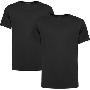 HUGO BOSS Comfort T-shirts relaxed fit (2-pack) - heren T-shirts O-hals - zwart - Maat: L