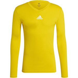 adidas - Team Base Tee - Ondershirt Geel - XL - Geel