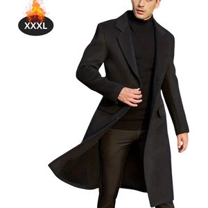 Livano Mantel Heren - Tussenmantel - Jas - Mantelpakje - Trenchcoat - Overjas - Overcoat - Winter - Zwart - S
