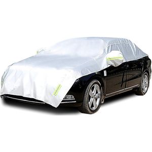 Halve garage voor auto voorruit zeildoek winter zomer autohoes waterdichte auto halve garage stofdicht sneeuwdicht (saloon1)