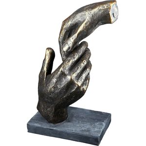 Gilde handwerk  Sculptuur Handen  Bronskleurig