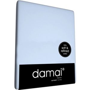 Split Topper Hoeslaken Damai Sky Blue 8 cm (Katoen)-180 x 190 cm