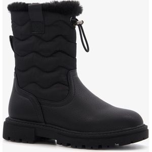 Blue Box meisjes boots met zachte voering zwart - Maat 28 - Uitneembare zool