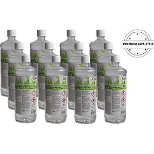Afecto bol.com aanbieding|premium kwaliteit Bio ethanol| 12 flessen bio ethanol | voor sfeerhaarden | geurloos | milieuvriendelijk | premium kwaliteit| bio ethanolhaard vulling | sfeerhaarden bio ethanol | sfeerhaardvulling