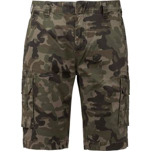 Kariban Herenbermuda met diverse zakken K754 - Olive Camouflage - 52 NL (46 FR)