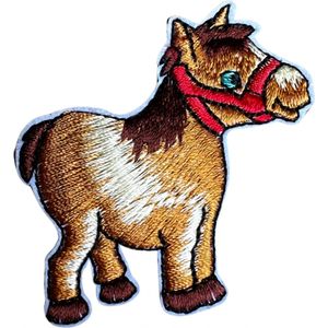 Paard Pony strijk embleem - patch - patches - stof applicatie