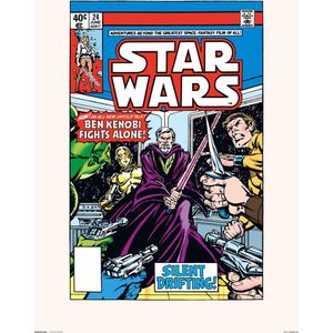 Disney STAR WARS 24 SILENT DRIFTING - Art Print 30x40 cm
