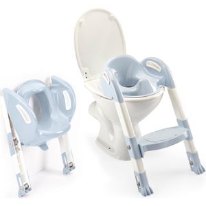 Thermobaby wc verkleiner met trapje KiddyLoo Blauw