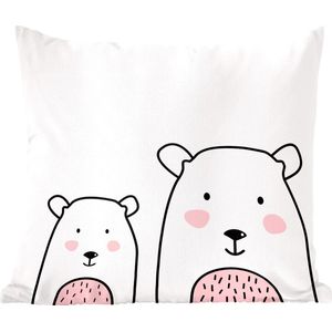 Sierkussen - Beer Dieren - Multicolor - 40 Cm X 40 Cm