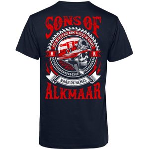 T-shirt Sons Of Alkmaar | Kerstcadeau | Cadeau voor man | Vaderdag | Navy | maat 5XL