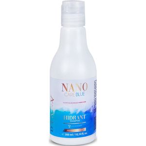 NanoCare nanoplastia BLUE shampoo 300g voor thuiszorg na de behandeling Permanente haar stijlen ' No yellow haar system ' Voor thuiszorg na een nanoplastie/ keratine behandeling zilvershampoo zonder parabenen, sulfaten en siliconen