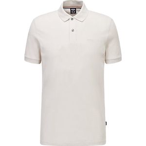 BOSS Pallas regular fit polo - pique - wit - Maat: XXL