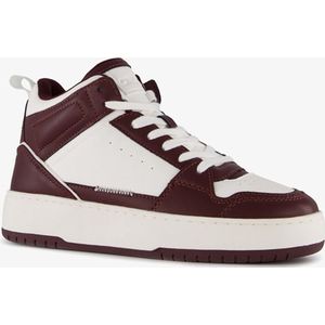 ONLY Shoes hoge dames sneakers wit rood - Maat 40