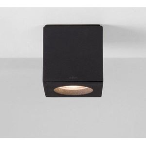 Astro Kos Square II Opbouwspots 8.5x8.5x8.5cm LED IP65 fitting GU10 zwart