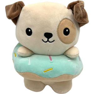 Kawaii Kuties - Donut Hond knuffel - 23 cm - Pluche