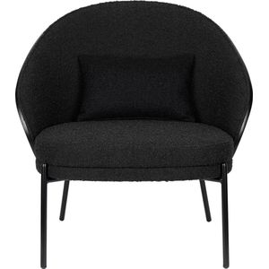 Dutchbone Rodin Fauteuil Bouclé Black - Beige