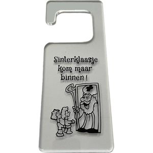 Sinterklaasje Kom maar Binnen Deurhanger Decoratie Versiering Sinterklaas