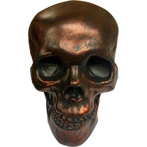 Fjesta© Halloween schedel brons - 16cm x 13cm x 11cm