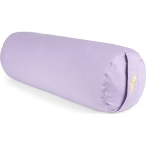 MindBaas - Yoga Bolster - Eco - Lila - 60 x 20 cm (lengte x diameter)