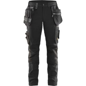 Blaklader Dames werkbroek met stretch 7115-1343 - Zwart - C40