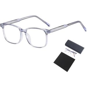 GGS Blauw Licht Bril Zonder Sterkte - Blue Light Glasses - Blauw Licht Bril - Beeldschermbril - Computerbril - Anti Blauw Licht - Transparant