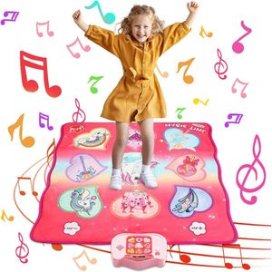 Dansmat Speelgoed Eenhoorn - Uitdagingsmodi - Led-display - Muzikale Dansmat - Cadeaus voor Meisjes van 3-8 jaar - Kinderen