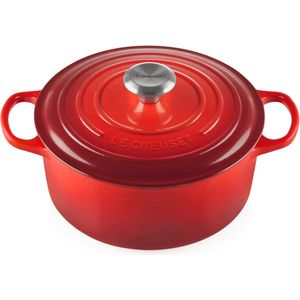 Gietijzeren Braadpan met Deksel Ø 24 cm - Geschikt voor Alle Warmtebronnen