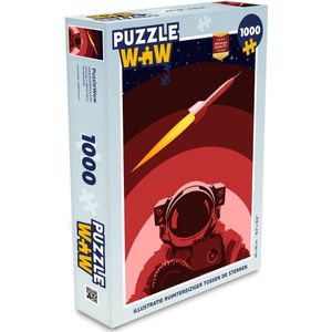 Puzzel Astronaut - Sterren - Raket - Legpuzzel - Puzzel 1000 stukjes volwassenen