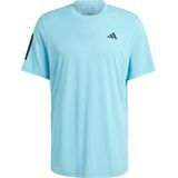 adidas Performance Club 3-Stripes Tennis T-shirt - Heren - Turquoise- L