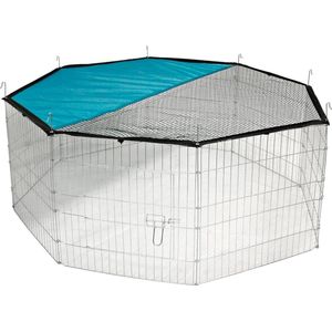 Goodivery ® Ruim Opgezet Buitenverblijf Met Galvaniseerde Roosters Voor Huisdieren