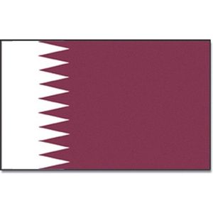 CHPN - Vlag - Vlag van Qatar - Qatarese vlag - 90/150CM - Qatar - Vlag van Qatar - Arabisch emiraat - Doha